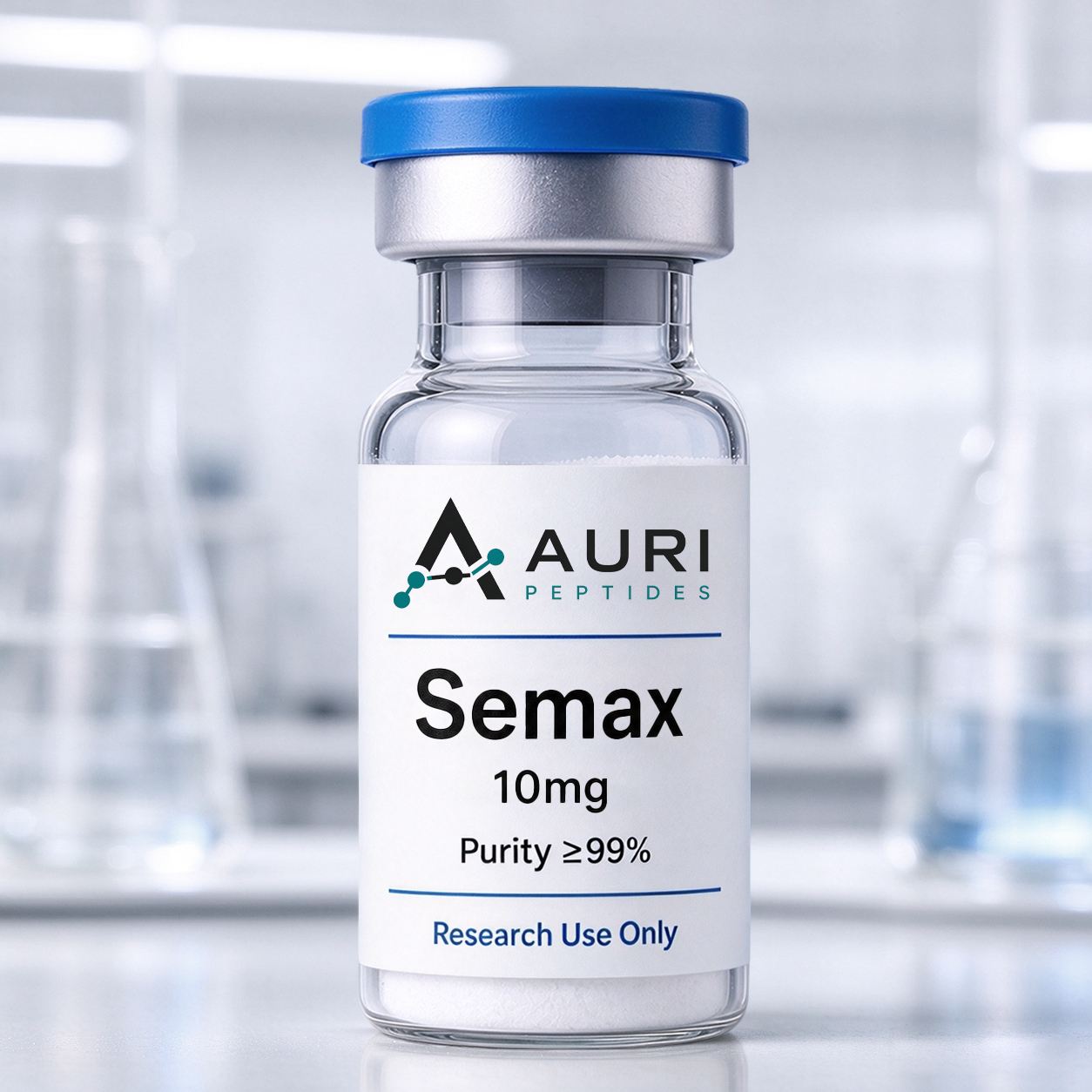 Semax 5 mg lyophilized research vial - AURI Peptides